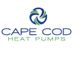 Cape Cod Heat Pumps logo with a green and blue swirl design above the text.