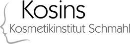 Logo des Kosmetikinstituts Schmahl mit stilisiertem Profil einer Person.