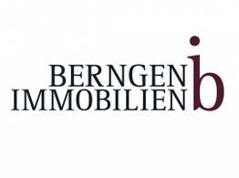 Logo mit schwarzem Text "BERNGEN IMMOBILIEN" und rotem Buchstaben "b" auf weißem Hintergrund.