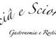 "Scritta in corsivo: 'Sciùscià e Sciòrbi - Gastronomia e Rosticceria' su sfondo bianco."