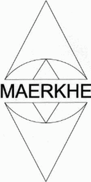 Ein Logo mit geometrischen Formen und dem Schriftzug "Maerkhe".