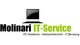 Logo von Molinari IT-Service: PC, Netzwerktechnik, IT-Beratung, schwarzer Laptop, grüner Text.