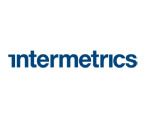 Logo mit dem Schriftzug "intermetrics" in blauer Schrift auf weißem Hintergrund.