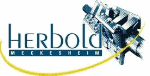 Logo von Herbold Meckesheim mit elegantem Schriftzug und technischer Grafik im Hintergrund.