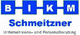 Logo von BIKM Schmeitzner, Unternehmens- und Personalberatung, in blauem Design.