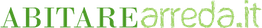 Scritta verde "ABITAREarreda.it" su sfondo bianco.