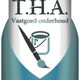 Logo van T.H.A. Vastgoedonderhoud met een penseel en verfblik erboven.
