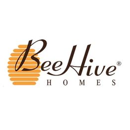 Logo of BeeHive Homes with text and a stylized orange beehive graphic.