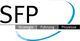 Logo mit den Buchstaben SFP und den Wörtern: Strategie, Führung, Prozesse. Blaue Schwunglinie.