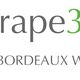 Logo van Grape33 met groene druiven en tekst “Bordeaux Wijnen”.