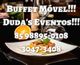 Prato de comida com contatos de Buffet Móvel - Duda's Eventos, telefone: 85 98895-0108.