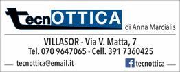 Biglietto da visita di Tecnottica, contatti e indirizzo a Villarsor, Sardegna.