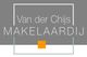 Logo van Van der Chijs Makelaardij met grijze achtergrond en oranje vierkant.