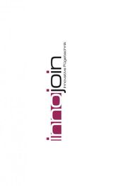 Logo: "innojoin" mit dem Slogan "Innovative Fügetechnik", vertikal angeordnet.