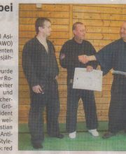 4.DAN an Sensei Rausch, Bayreuther Sonntag