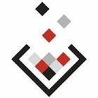 Stijlvolle geometrische vormen in rood, zwart en grijs.