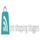 Logo with teal shopping bag icon and text "pro shopping bloggers".