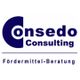 Logo von Consedo Consulting mit dem Schriftzug "Fördermittel-Beratung".