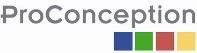 Logo mit „ProConception“ und vier bunten Quadraten: blau, grün, rot und gelb.