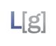 Logo mit blauem "L" und grauem "g" in eckigen Klammern.