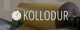 Große Papierrolle mit dem Text "KOLLODUR" und einem runden Logo auf der Vorderseite.