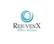 Company logo with a teal spiral icon and text: "RejuvenX, Wellness Redefined."