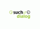 Logo mit den Wörtern "such" und "dialog" in schwarzem und grünem Text, mit zwei stilisierten Köpfen.