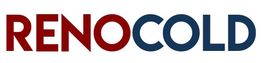 Logo mit Schriftzug "RENOCOLD" in roten und blauen Buchstaben auf weißem Hintergrund.