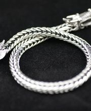 Drachenarmband Schlangenkettenarmband Silberarmband