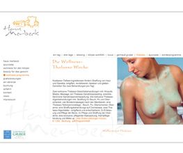Internetpräsenz und Konzeption für Haus Merbeck am Wald, Beautyfarm und Wellnessoase in Wegberg