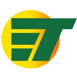 Logo verde e giallo con lettere stilizzate su sfondo bianco.