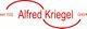 Rotes Logo der Alfred Kriegel GmbH, seit 1932.
