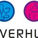Logo met vier pictogrammen: tafel, glazen, tent, bestek. Tekst: PARTYVERHUUR.NL.