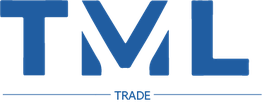 Blaues Logo mit den Buchstaben TML und dem Wort "Trade" darunter.
