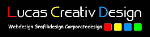 "Farbiges Logo von Lucas Creativ Design mit den Worten: Marketing, Webdesign, Computerschulung."