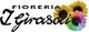 Logo "Fioreria I Girasoli" con girasoli gialli e colorati.