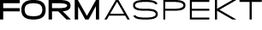 Schwarzer Text "FORMASPEKT" auf weißem Hintergrund.
