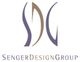 Stylized "SDG" logo with "Senger Design Group" text below in purple and brown.