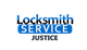 Blue and black logo with the word "SERVICE" in white, and "RECRUITMENT" above it.