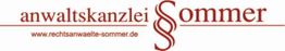 Logo der Anwaltskanzlei Sommer, www.rechtsanwaelte-sommer.de, mit Paragraphenzeichen.