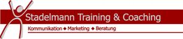 Logo von Stadelmann Training & Coaching in Rot, mit einem stilisierten Mensch im linken Bereich.