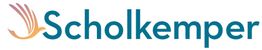 Logo mit dem Schriftzug "Scholkemper" und stilisiertem Flügelmotiv links vom Text.