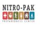 Nitro-Pak Preparedness Center logo with icons for health, food, travel, and safety.
