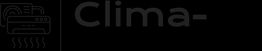 Symbole für Klimaanlage und Ventilator neben dem Wort "Clima-".