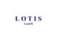 "LOTIS GmbH" in blauen Buchstaben auf weißem Hintergrund.
