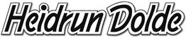 Text "Heidrun Dolde" in stilisierter Schrift auf weißem Hintergrund.
