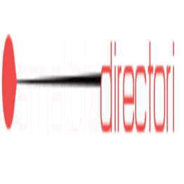 "Logo with text: smallbizdirectori, featuring a red and white color scheme."