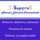 Anuncio de "T-Superas" con servicios educativos como refuerzo, talleres y técnicas de estudio.