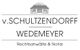 Logo: "v. Schultzenedorff Wedemeyer - Rechtsanwälte & Notar" mit Gebäudezeichnung oben.
