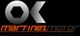 Logotipo de OK Martínez Motor, centro de reparación y revisión mecánica, en negro y naranja.